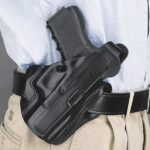 DESANTIS THUMB BREAK SCABBARD - RH OWB LEATHER GLK 192336 BL
