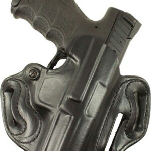 DESANTIS SPEED SCABBARD HOLSTR - RH OWB LEATHER JUDGE PD 2" BLK