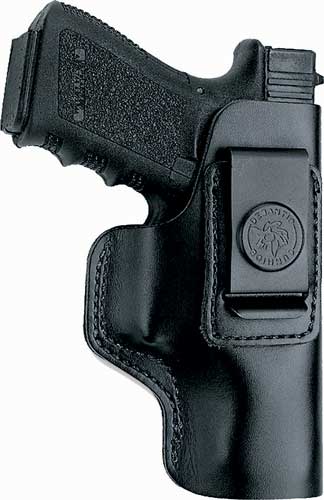 031BA85Z0.jpg DESANTIS INSIDER HOLSTER IWB - RH LEATHER 1911 4-41/4" BLACK - Image 1
