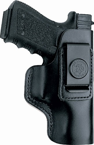 031BAD9Z0.jpg DESANTIS INSIDER HOLSTER IWB - RH LTHR FITS GLOCK 42/43 BLACK - Image 1