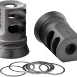 BANISH SUPPRESSORS 4673 - MUZZLE BRAKE 30GOLD/46 5/8X24
