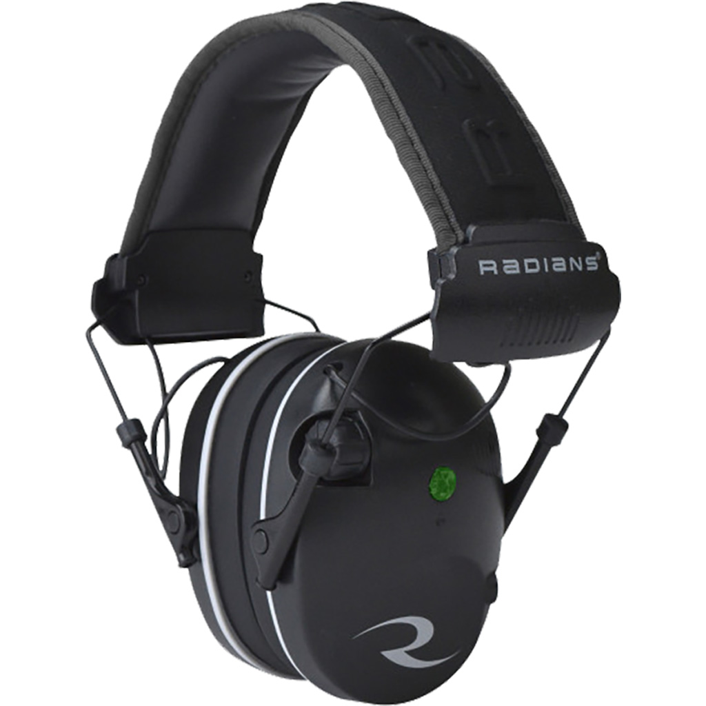1002407_1.jpg Radians R3200 Dual Mic Electronic Earmuff Black/Grey - Image 1
