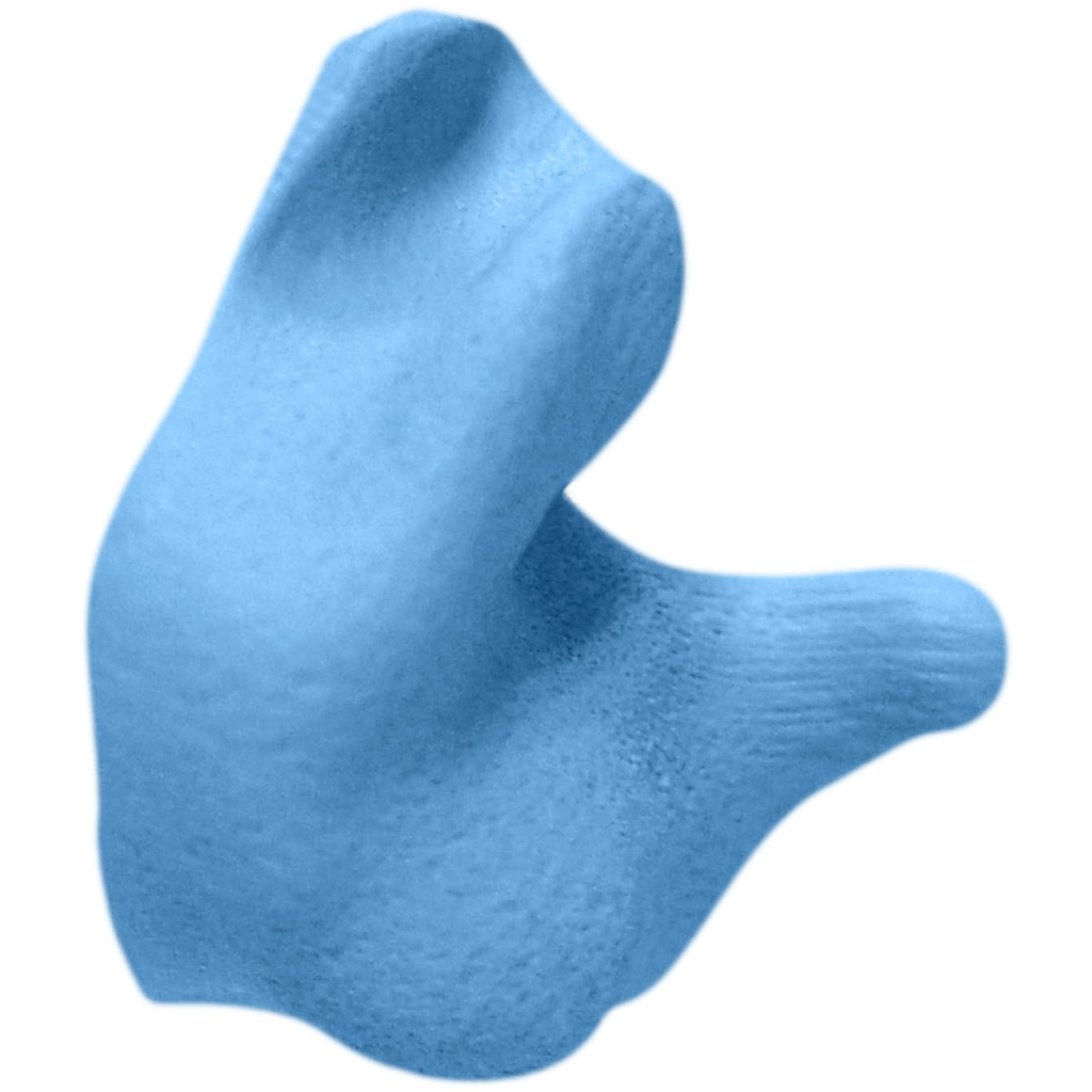 1002422_1.jpg Radians Custom Molded Earplugs Retail Box Blue - Image 1