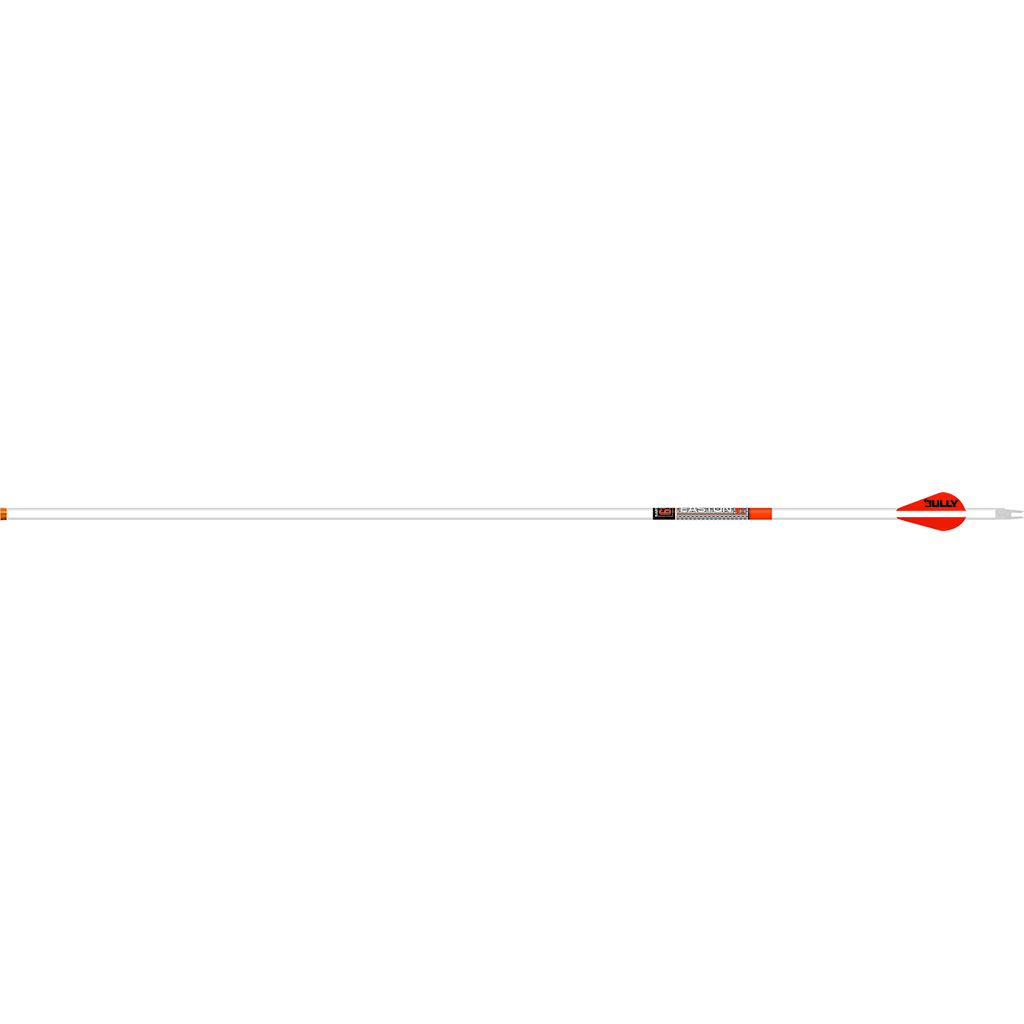 Easton_Arrow_6.5_Whiteout_21 Easton 6.5 Whiteout Arrows 300 2 in. Bully Vanes 6 pk. - Image 1