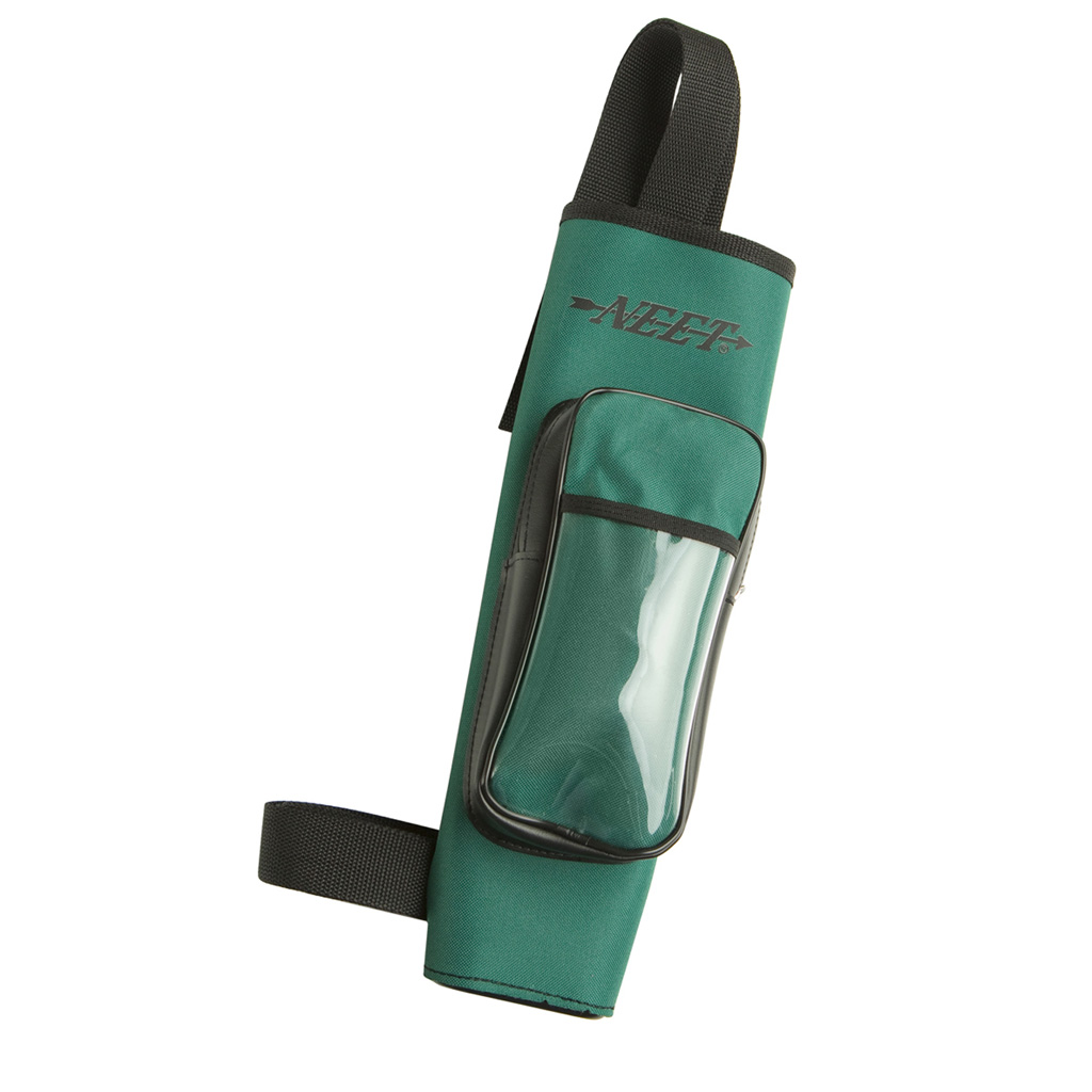 1004282_1.jpg Neet NY-BQ-4 Youth Back Quiver Teal RH - Image 1
