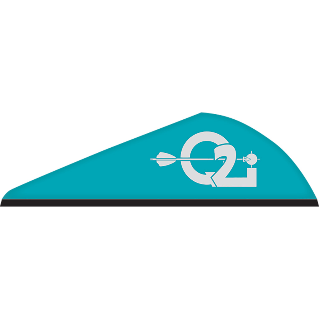 1004440_1.jpg Q2i Rapt-X Vanes Teal 100 pk. - Image 1