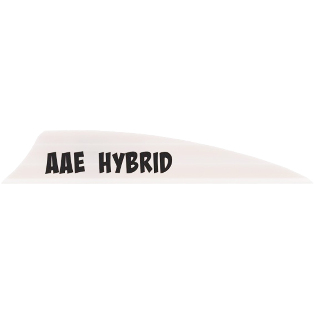1005572_1.jpg AAE Hybrid 2.0 Shield Cut Vanes White 50 pk. - Image 1