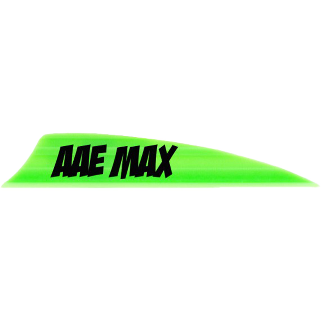 1005644_1.jpg AAE Max 2.0 Shield Cut Vanes Bright Green 50 pk. - Image 1