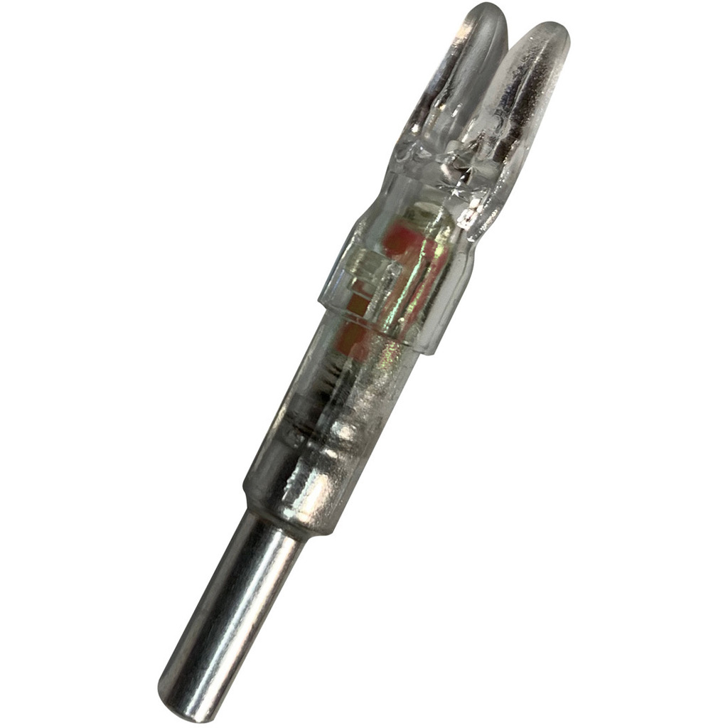 1005942_1.jpg Flex Fletch LIT Lighted Arrow Nocks .246 Red 3 pk. - Image 1
