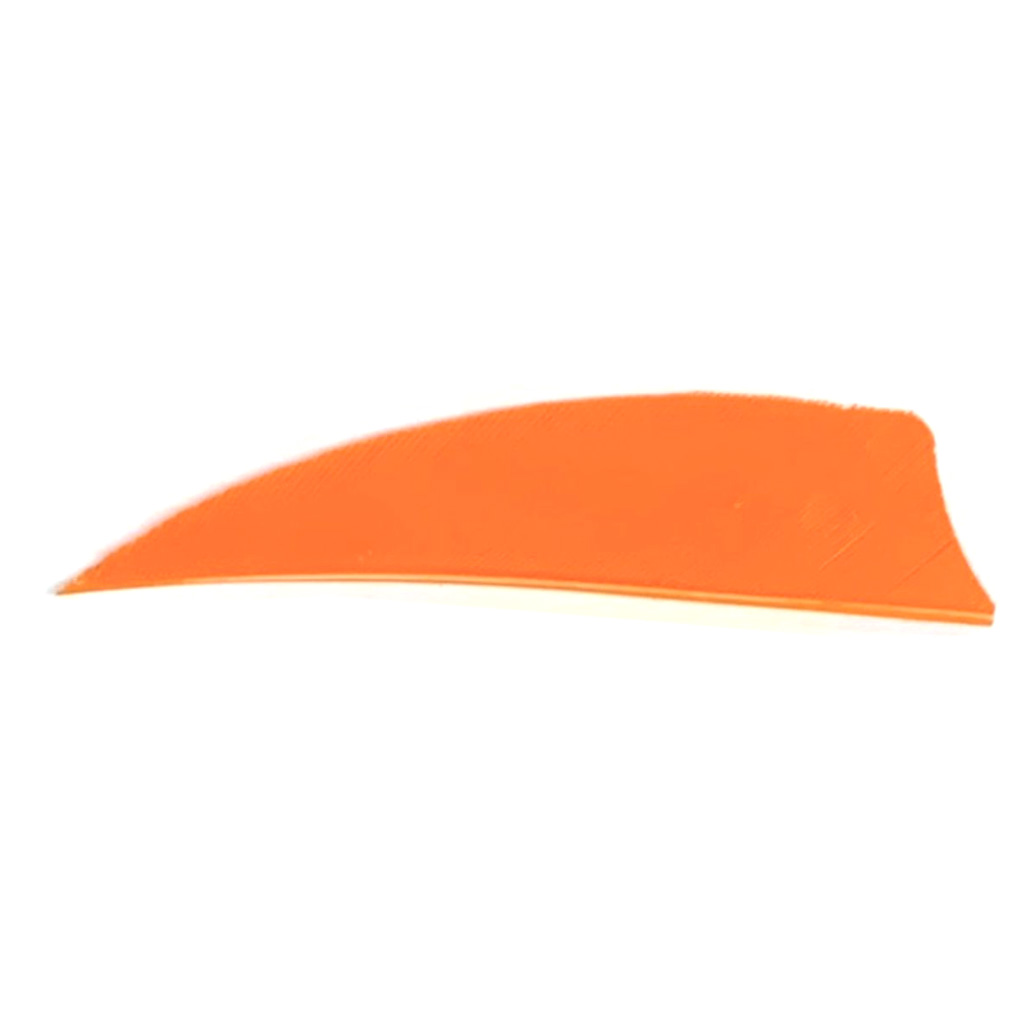 1005955_1.jpg Trueflight Shield Cut Feathers Orange 3 in. LW 100 pk. - Image 1