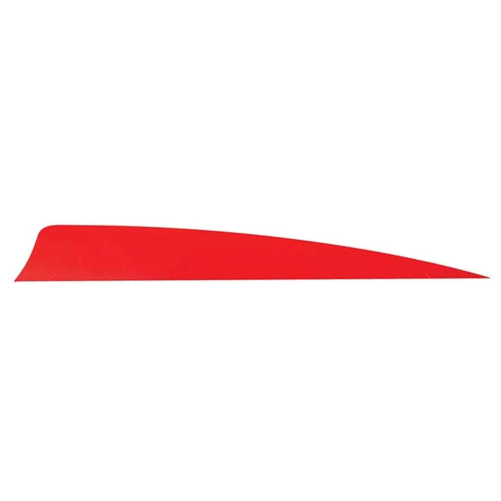 1005961_1.jpg Trueflight Shield Cut Feathers Red 4 in. LW 100 pk. - Image 1