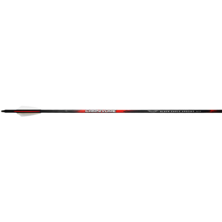 Black Eagle Carnivore Arrows .003 300 2.5 in. Shield Cut 6 pk.