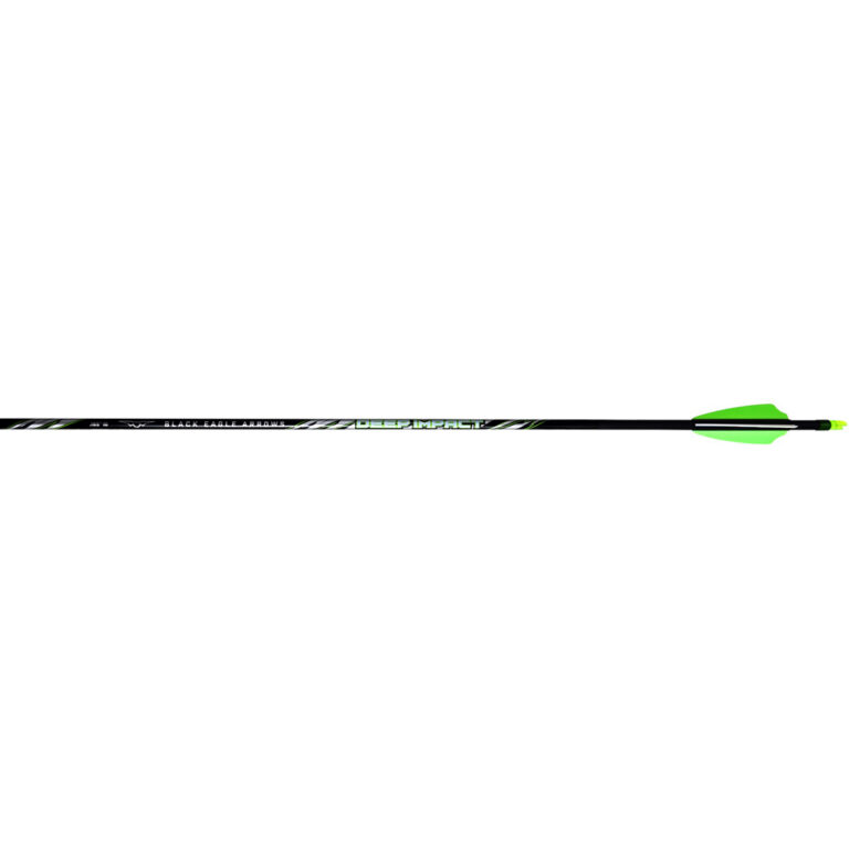 Black Eagle Deep Impact Arrows .001 350 2.5 in. Shield Cut 6 pk.