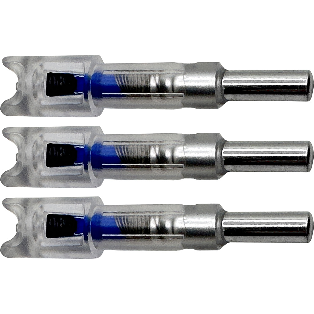 1006305_2.jpg Flex Fletch LIT Lighted Crossbow Nocks .300 Blue 3 pk. - Image 1