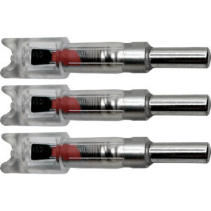 Flex Fletch LIT Lighted Crossbow Nocks .300 Red 3 pk.