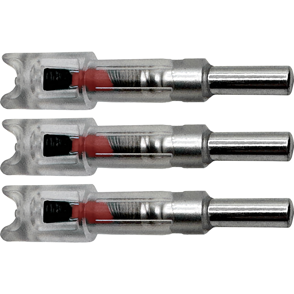1006306_2.jpg Flex Fletch LIT Lighted Crossbow Nocks .300 Red 3 pk. - Image 1