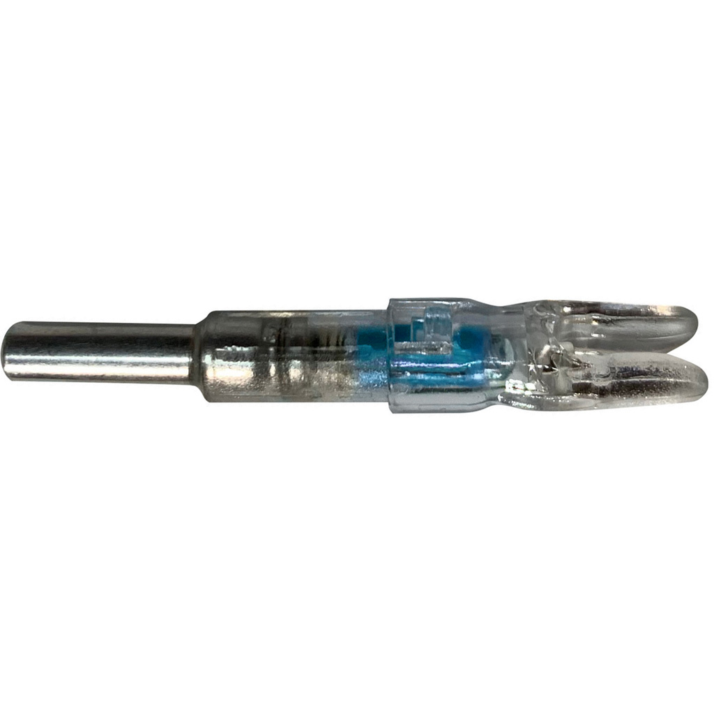 1006308_1.jpg Flex Fletch LIT Lighted Nocks .204 Blue 3 pk. - Image 1