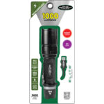 Police Security Trac Tact Flashlight 1000 Lumen  with UV