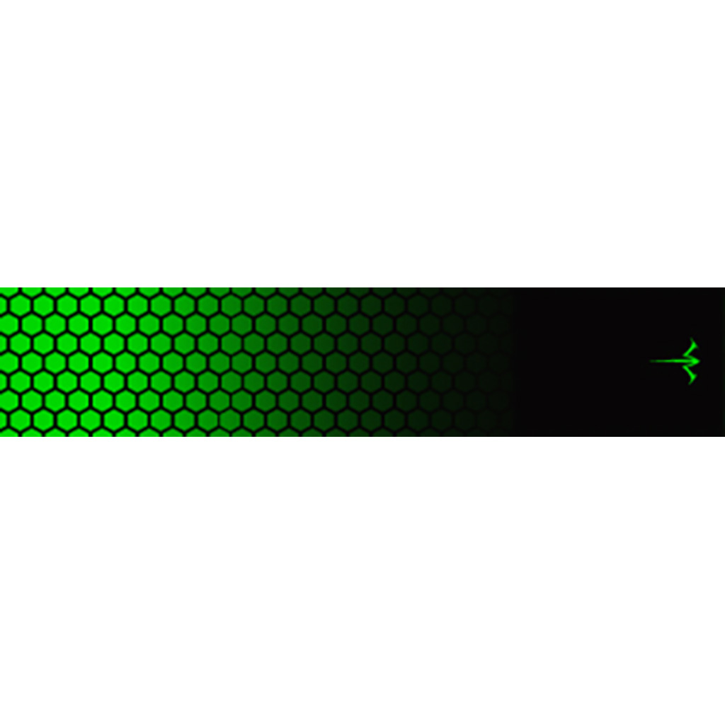 1006466_1.jpg White Water Archery Honeycomb Fade Arrow Wraps Fade Lime Green 5 in. x 1.125 in. 15 pk. - Image 1