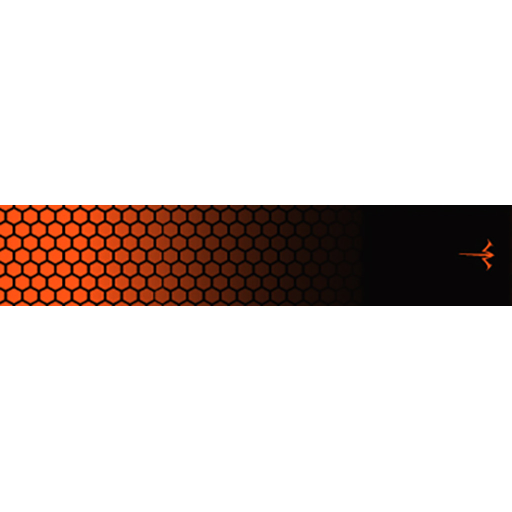 1006467_1.jpg White Water Archery Honeycomb Fade Arrow Wraps Fade Orange 5 in. x 1.125 in. 15 pk. - Image 1