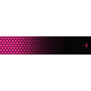 White Water Archery Honeycomb Fade Arrow Wraps Fade Hot Pink 5 in. x 1.125 in. 15 pk.