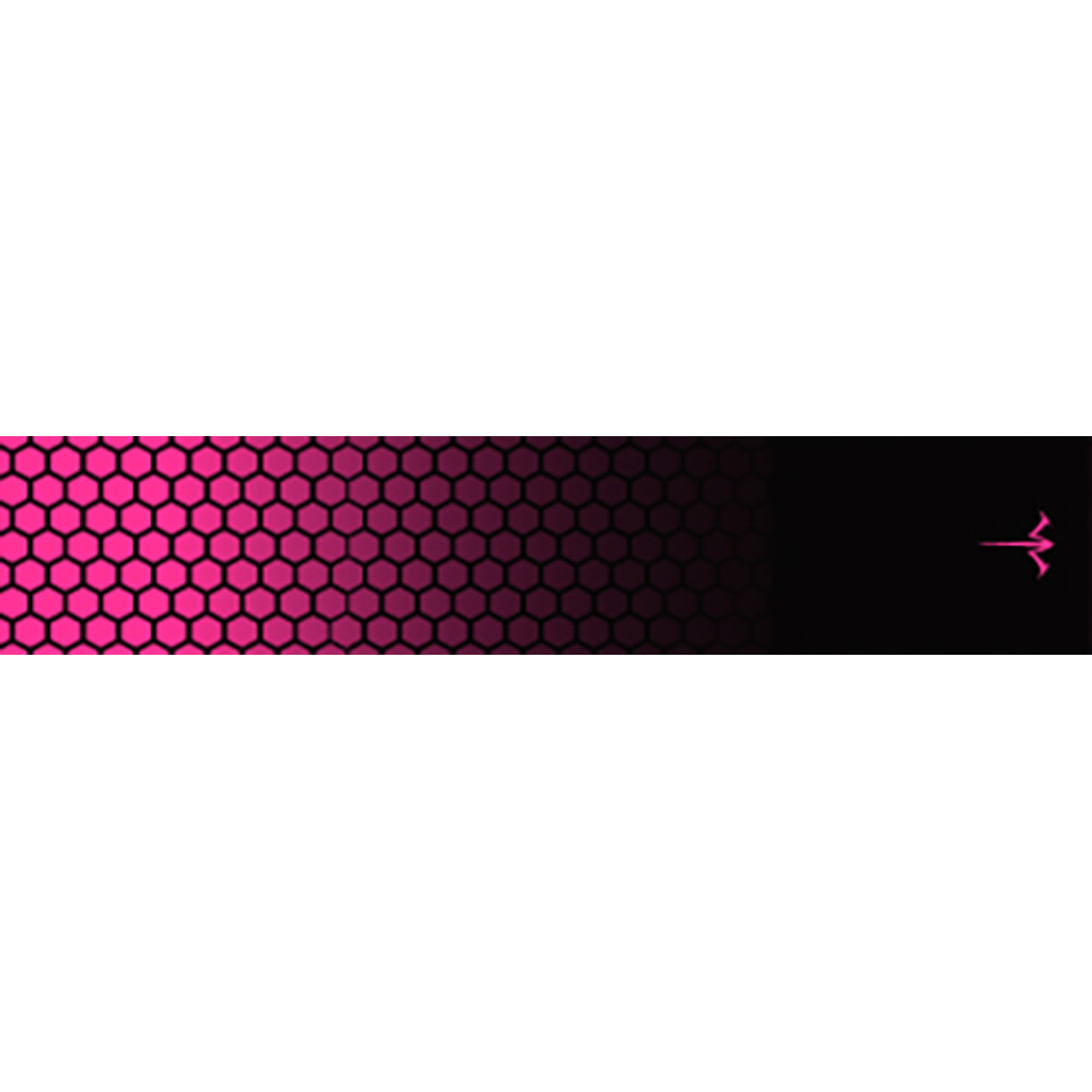 1006468_1.jpg White Water Archery Honeycomb Fade Arrow Wraps Fade Hot Pink 5 in. x 1.125 in. 15 pk. - Image 1