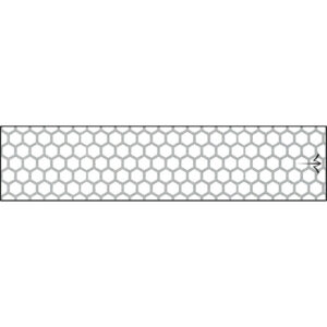 White Water Archery Reflective Arrow Wraps Honeycomb White 5 in. x 1.125 in. 15 pk.