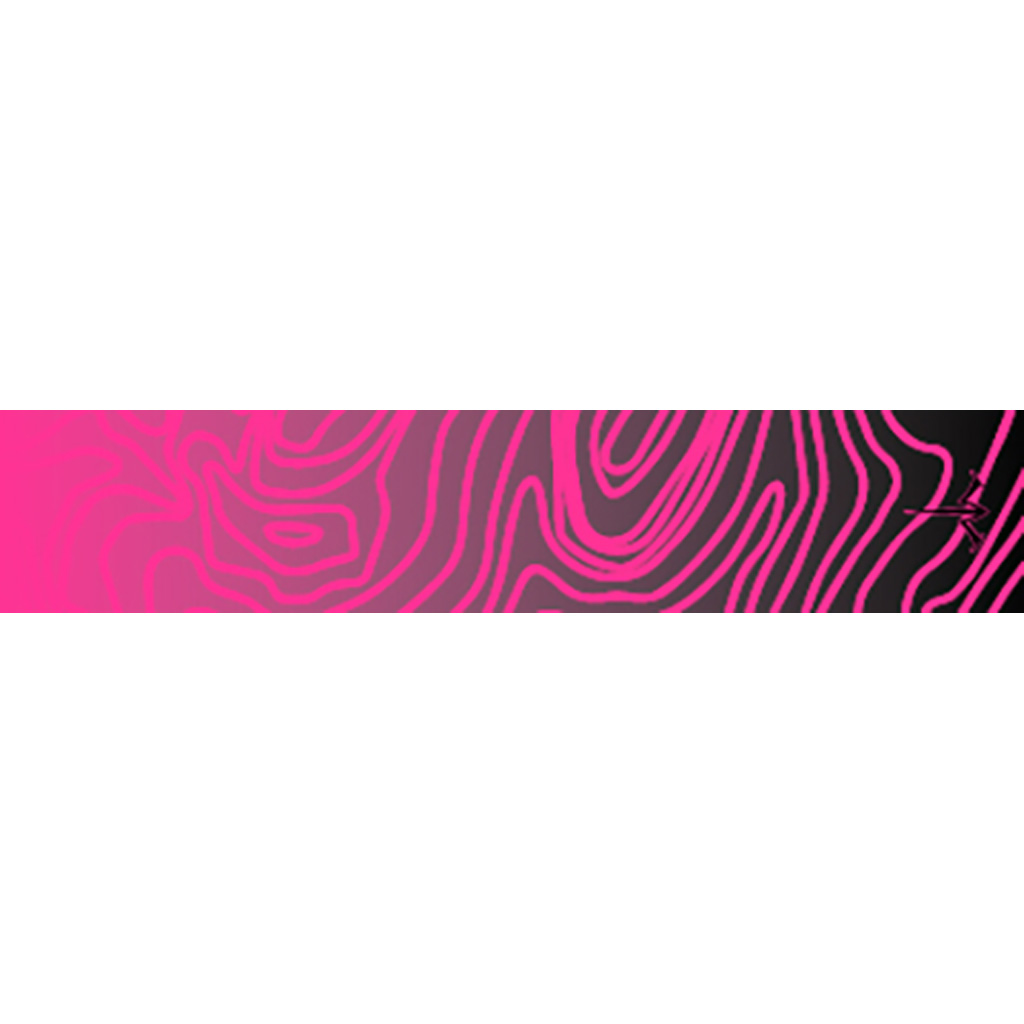 1006485_1.jpg White Water Archery Topo Fade Arrow Wraps Hot Pink 5 in. x 1.125 in. 15 pk. - Image 1