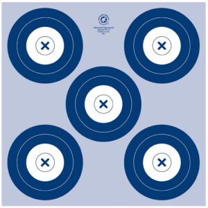 Maple Leaf NFAA Indoor Target 5 Spot Target 25 pk.