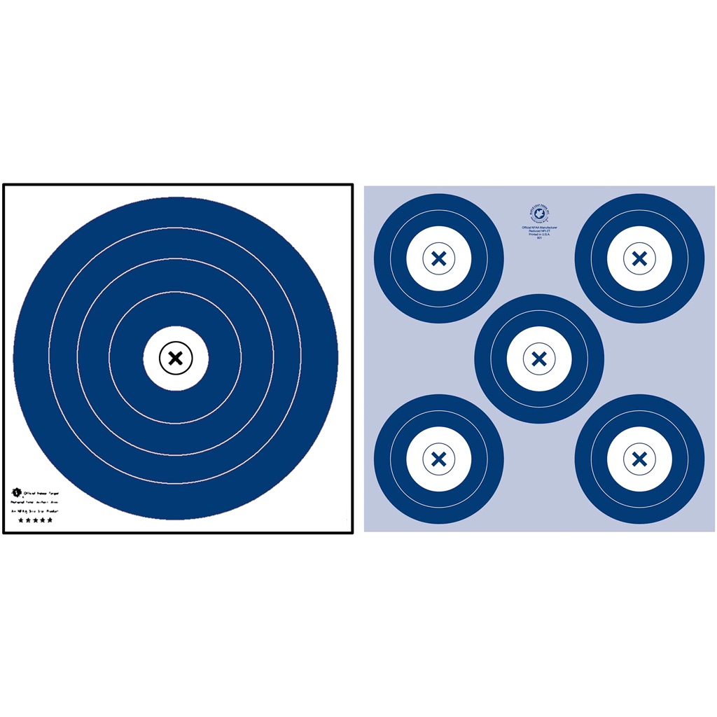 1006505_1.jpg Maple NFAA Dual 1-Spot/5-Spot Target 25 pk. - Image 1