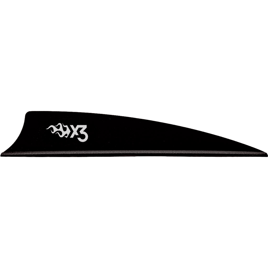 1006712_1.jpg Bohning X3 Vanes Shield Cut 3 in. Black 36 pk. - Image 1
