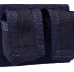 HKS DOUBLE SPEEDLOADER POUCH - NYLON BLACK FITS ALL LOADERS