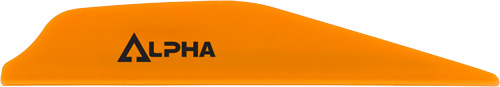 101061NO28_1.jpg BOHNING ALPHA AR 1250 VANE - 2.8" NEON ORANGE 36PK - Image 1
