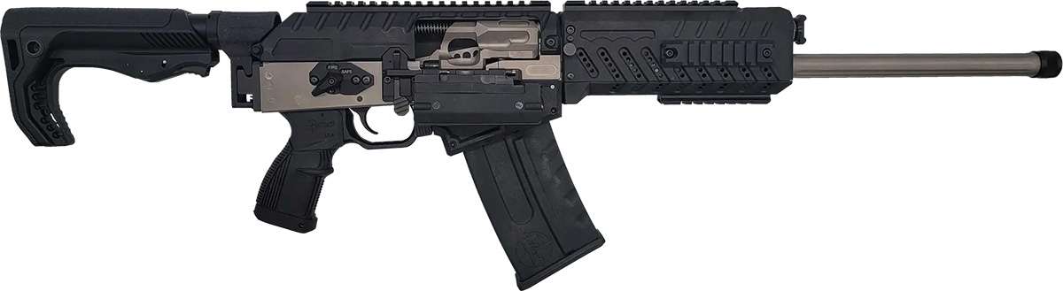 1075106-14302681.jpg FOSTECH ORIGIN 12 GEN 2 12GA SHOTGUN 18" BARREL, ,NICKEL INTERNALS - Image 1