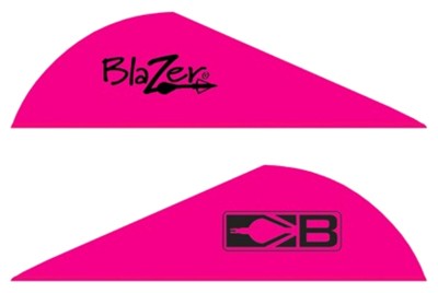 10831HP2.jpg BOHNING BLAZER VANES - 2" SOLID HOT PINK 36PK - Image 1