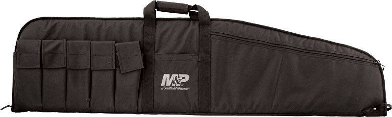110016-1.jpg S&W M&P DUTY SERIES GUN CASE - SMALL 45" W/AR MAG POUCHES BLK - Image 1