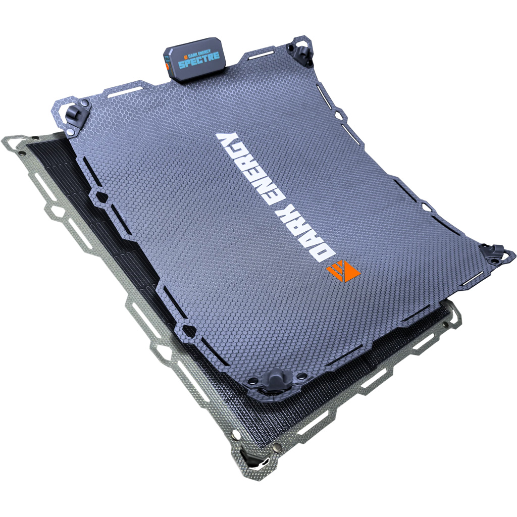 1102576_1.jpg Dark Energy 18W Spectre Solar Panel Folding Gray - Image 1