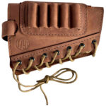 1791 HUNT Butt Cuff Ammo Holder Magnum Rifle Brown RH - Image 2