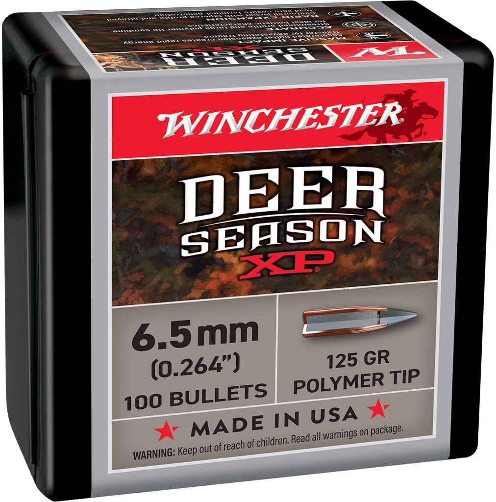 1102896_1.jpg Winchester Deer Season Bullet 6.5mm 125 gr. XP 100 bx. - Image 1
