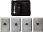 S&W BULLSEYE THROWING CARDS - 4-PACK SS LASER ETCHED W/SHTH - Image 2