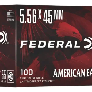 FEDERAL AE 5.56x45 55GR FMJ 100/BX 5BX/CS