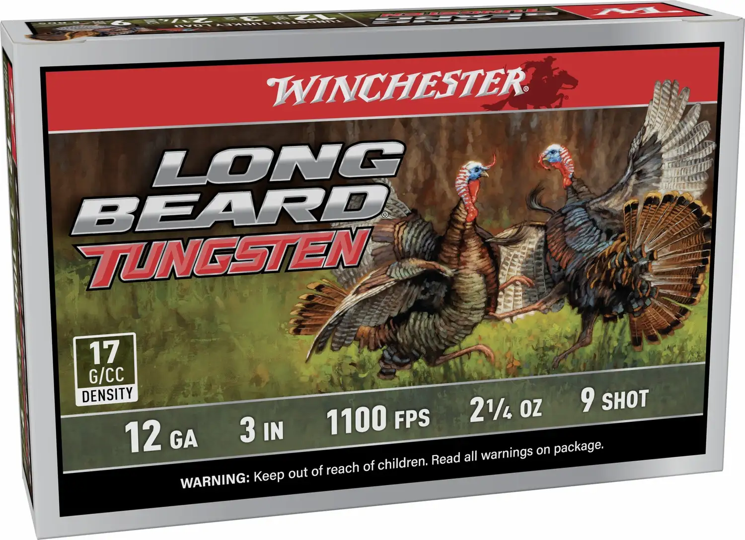 1159748-14367786.webp WINCHESTER 12 GA 3" #9 LONG BEARD TS17 2-1/4 OZ 5RD/BX 10BX/CS - Image 1