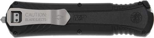 1181878_CLOSED-1.jpg S&W KNIFE M&P OTF 3.5" AUS-8 - SPEAR BLADE TIP DOWN W/SAFETY - Image 1