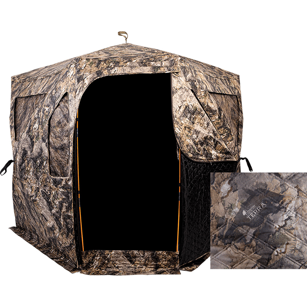 1202808_1-1 Ameristep Pro Series Thermal Hub Blind Mossy Oak Elements Terra - Image 1