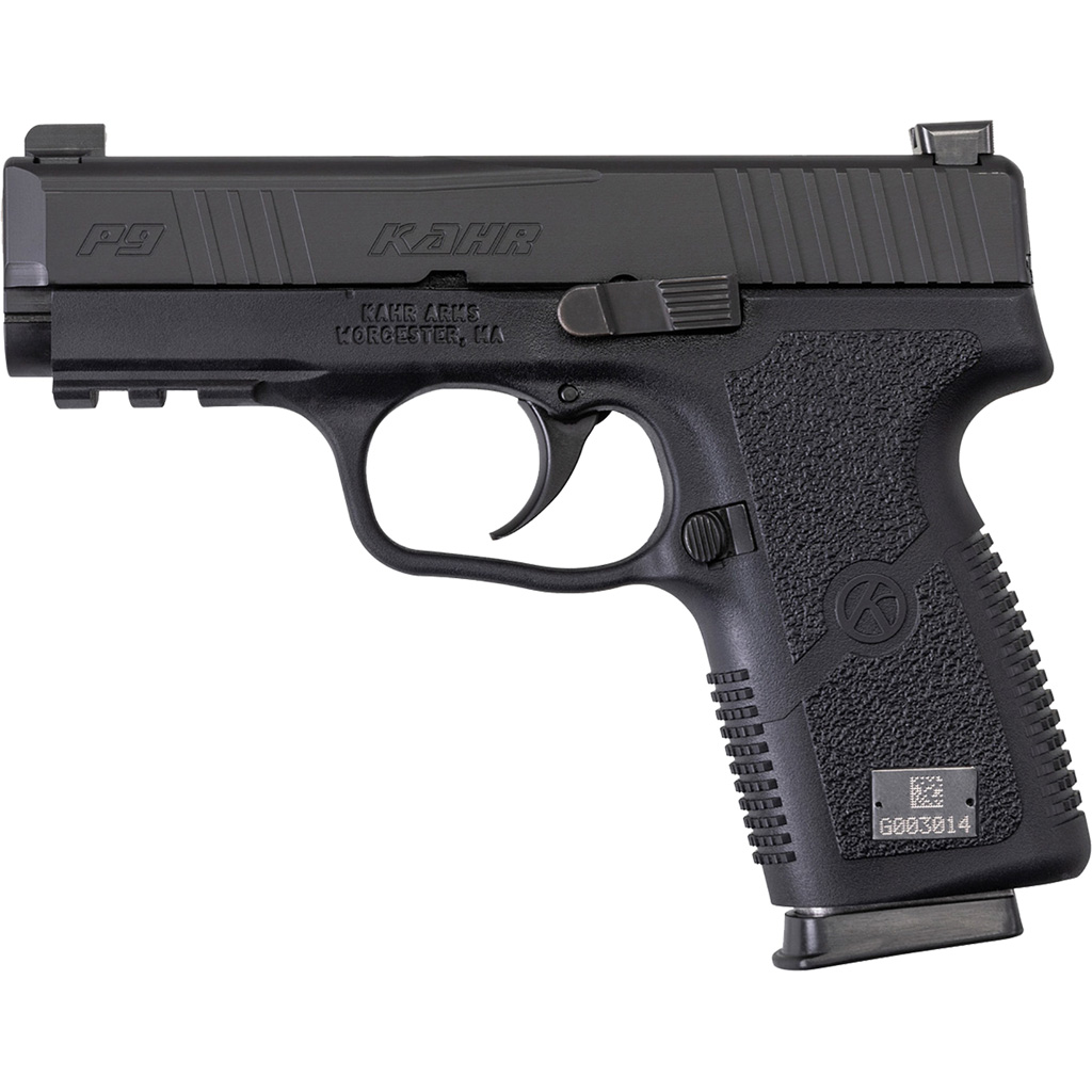 1204320_1.jpg Kahr P9-2 Pistol 9mm 3.6 in. Black and Blackened Stainless 7 rd. - Image 1