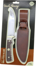 UNCLE HENRY KNIFE NEXT GEN - STAGLON 5.25" BLD W/LTHR SHTH - Image 3