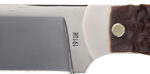 UNCLE HENRY KNIFE NEXT GEN - STAGLON 4.6" BLD W/LTHR SHTH