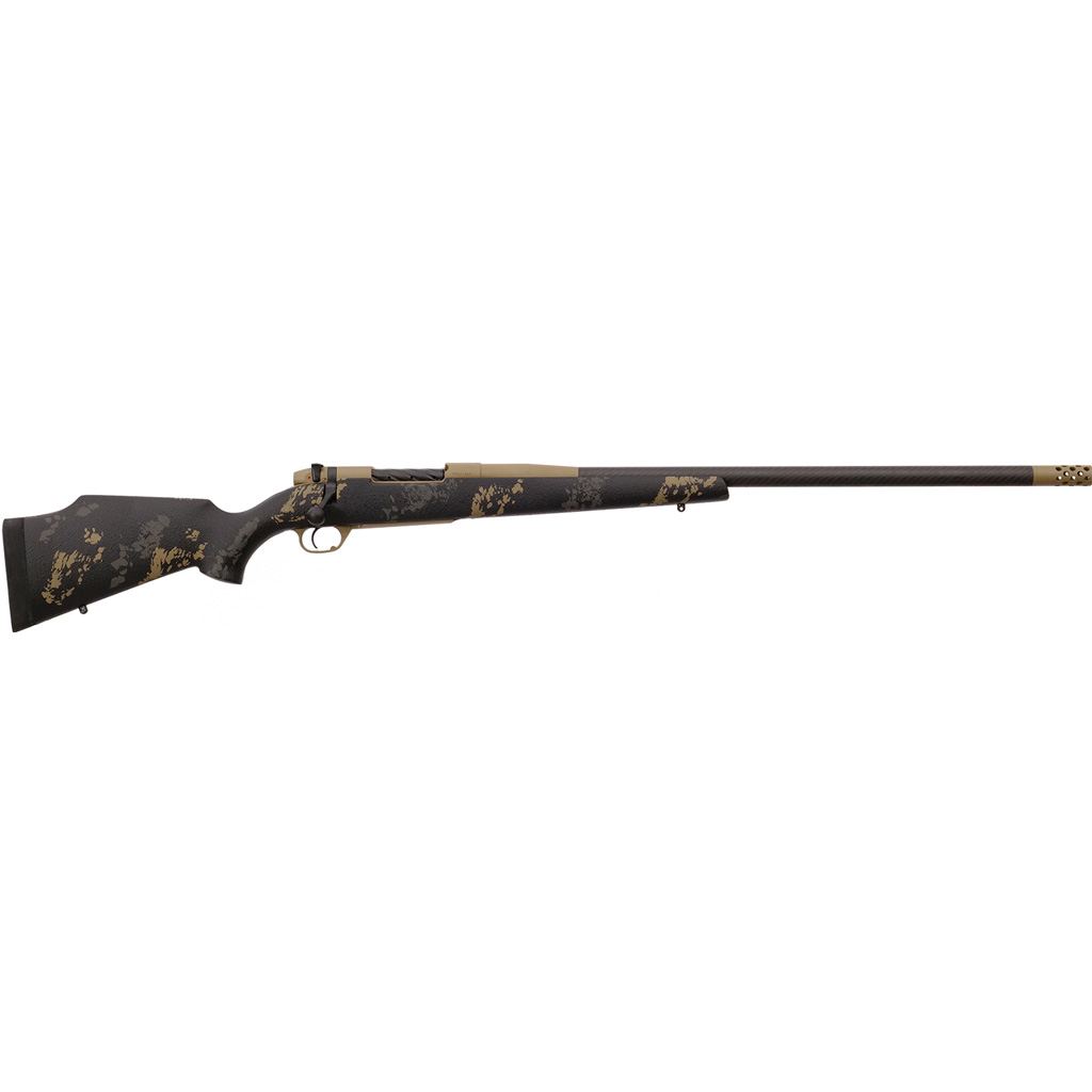 1205290_1.jpg Weatherby Mark V CarbonMark Rifle 6.5 Creedmoor 24 in. Grey and Tan with Brake RH - Image 1
