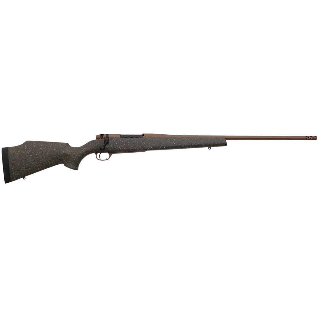 1205309_1.jpg Weatherby Mark V WeatherMark LT Rifle 6.5 WBY RPM 28 in. FDE with Brake RH - Image 1