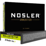 Nosler Ballistic Tip Rifle Ammunition 26 Nosler 140 gr. BT SP 20 rd.